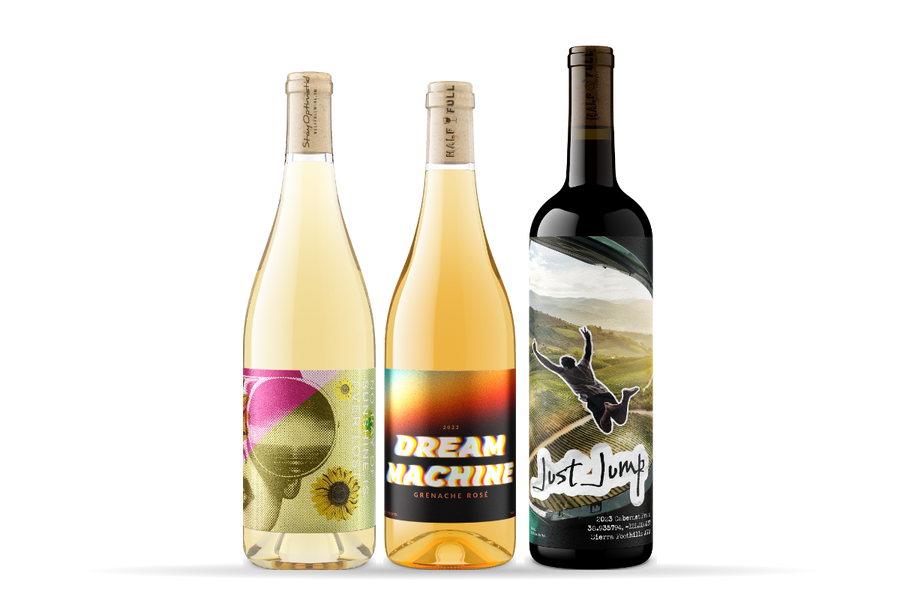 Three Half Full wines: a 3-bottle club shipment